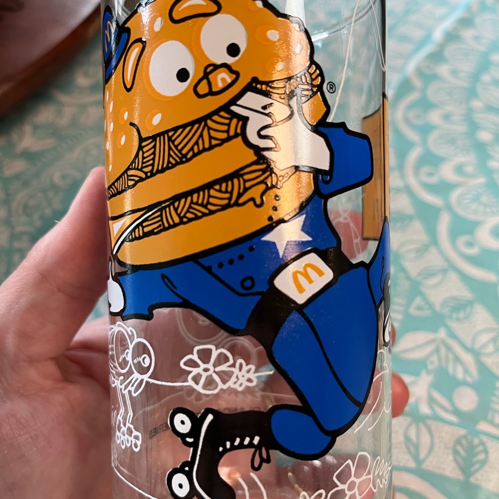 Captain Big Mac - retro McDonalds glass